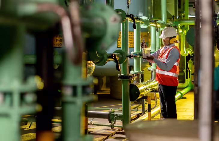 Digital water meters installed in a modern building, promoting efficient water management.
