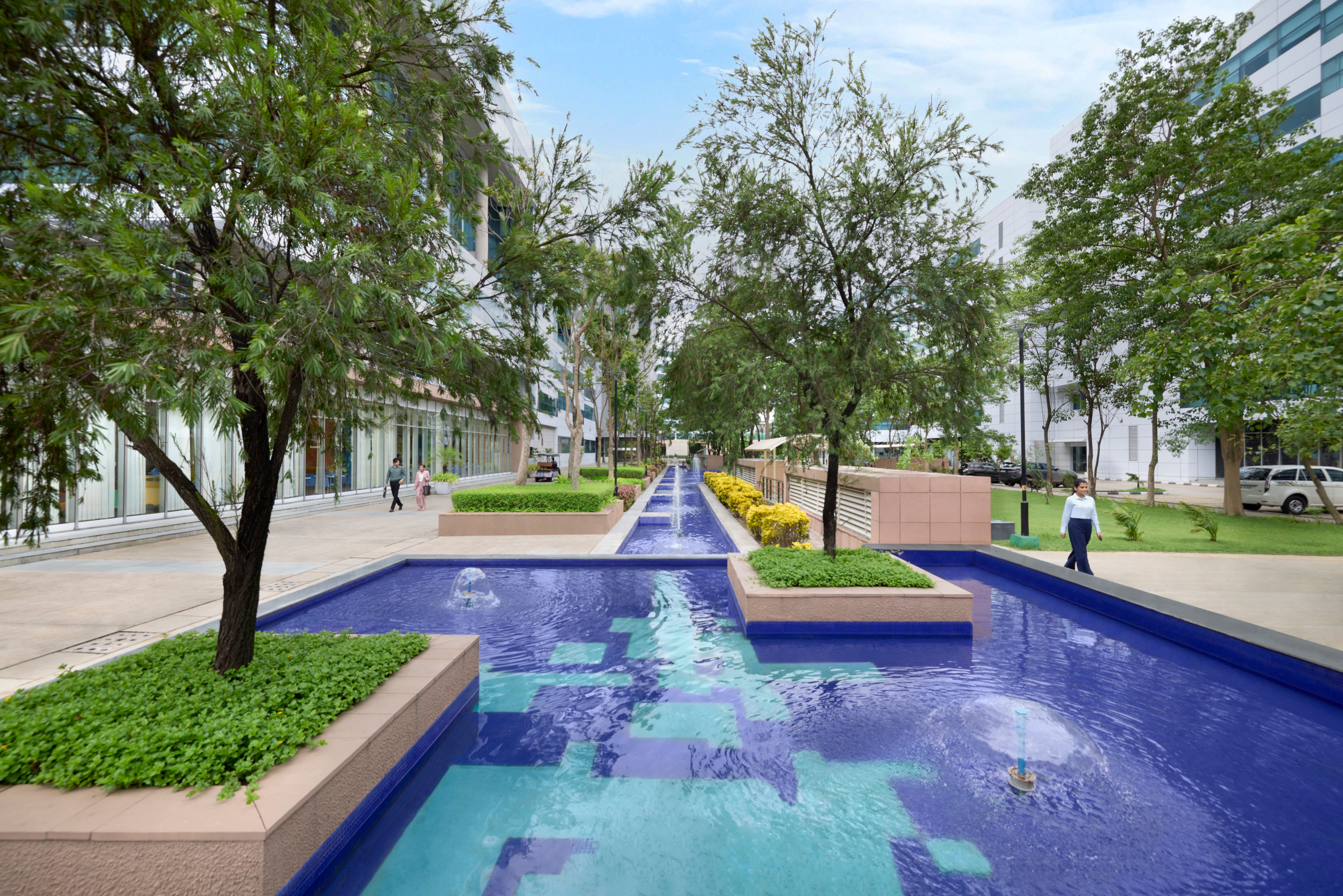 Water treatment facility at Brookfield India REIT property, ensuring sustainable operations.